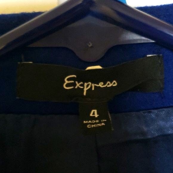 Express Tailored Wool Blend Blazer Jacket - Picture 2 of 5